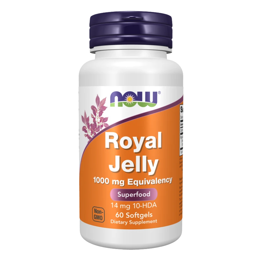 NOW Royal Jelly 1000mg Softgels (60 Capsules)