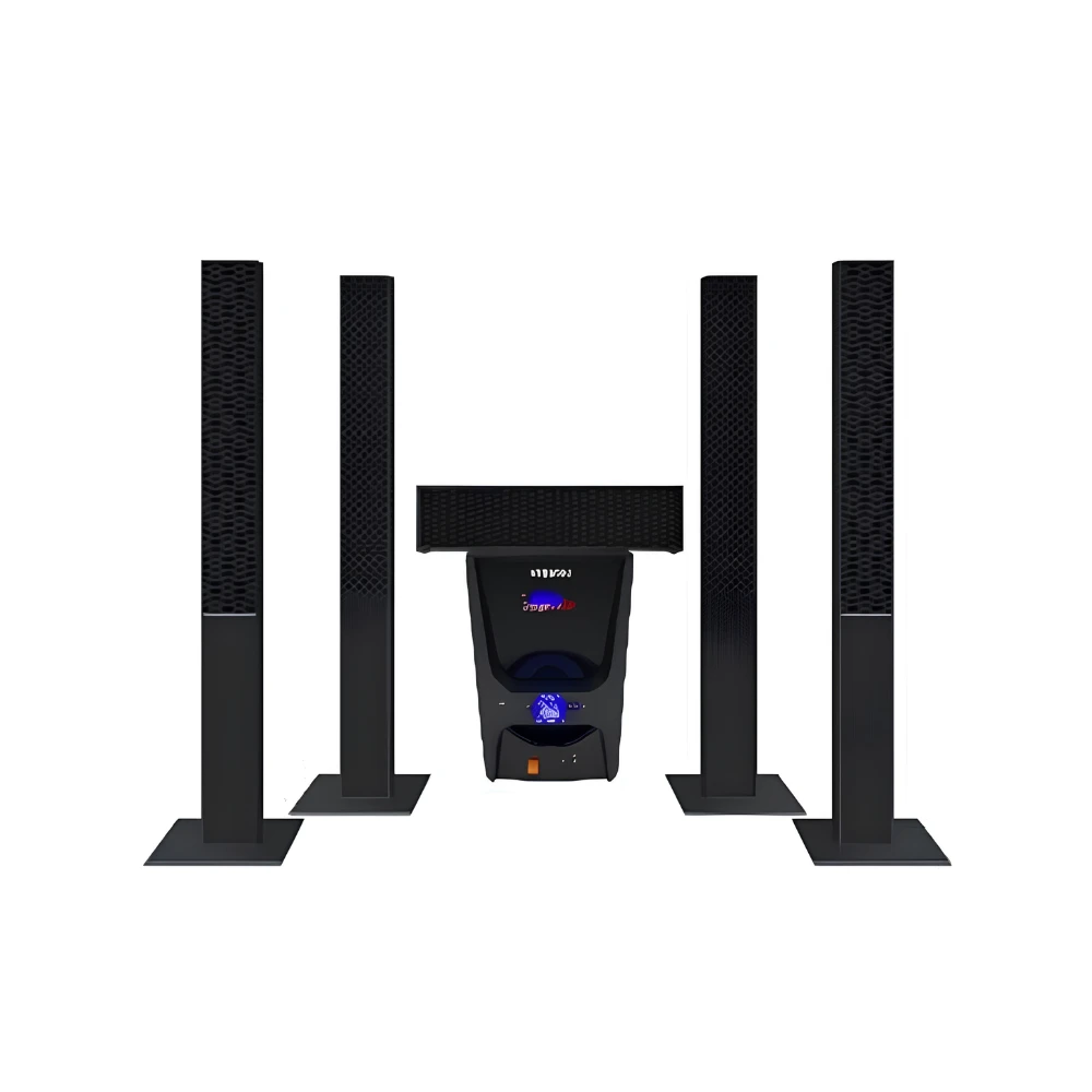 Vision Fusion-009 Pro 125W RMS 5.1 Home Theater Speaker System with Tall Tower Speakers
