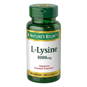 Nature’s Bounty L-Lysine 1000mg – 60 Tablets