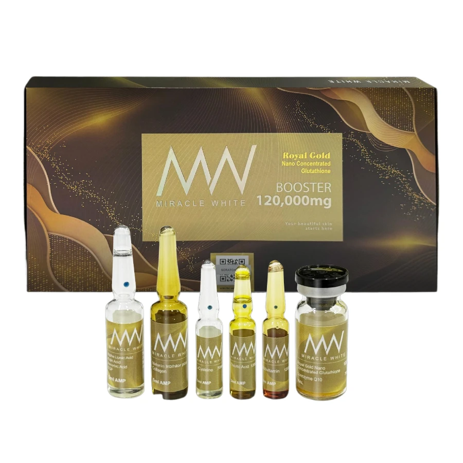 Miracle White Royal Gold 120000mg Glutathione Injection