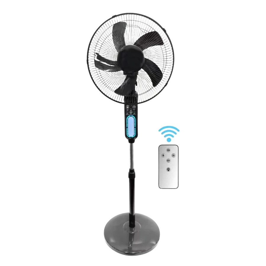 16 Inches Rechargeable Stand Fan with li-ion battery