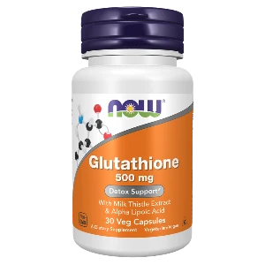 NOW Glutathione 500 mg 60 Veg Capsules