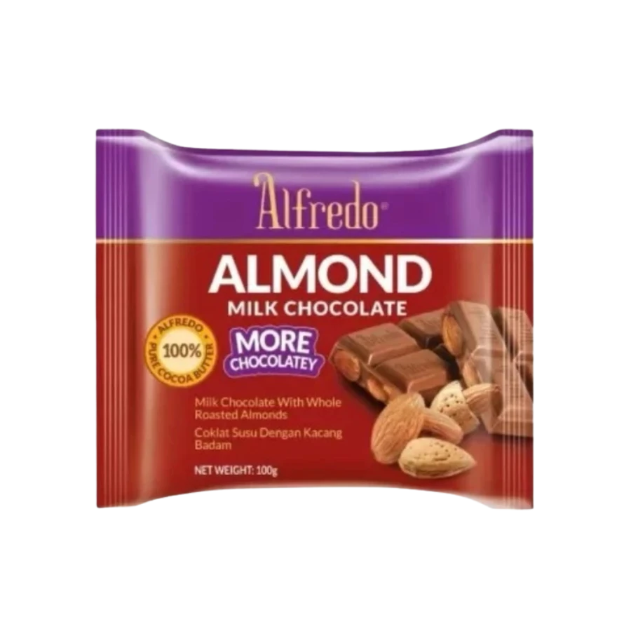 Alfredo Almond Milk Chocolate 100g
