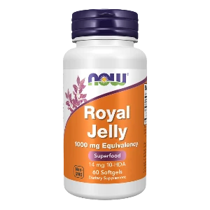 NOW Royal Jelly 1000mg Softgels (60 Capsules)