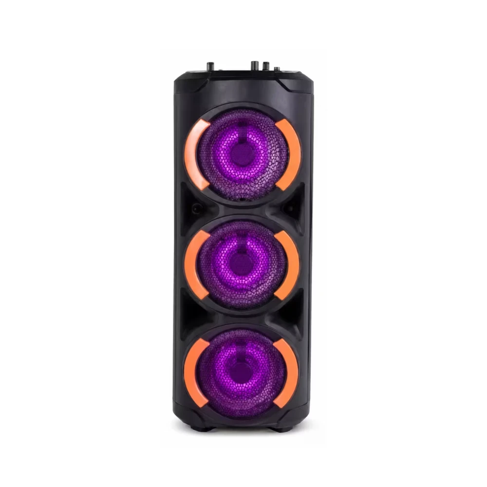 Vision VPS 65 Portable Party Speaker with Wireless Microphone, RGB Lights, and 30W Output