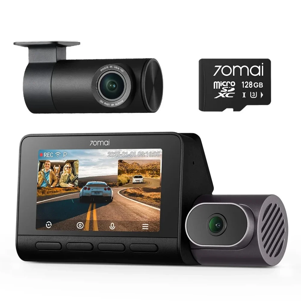 70mai Dash Cam 4K T800 Set
