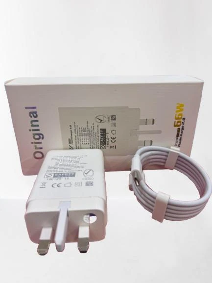 Vivo 33w/44w/66W Charger Flash Charge Adapter With Type-C Cable Fast Charger For  V23 V25 V27 V27e V30 V31 V40 V40RO X50 X60 X70 X80 X90 X100 X200