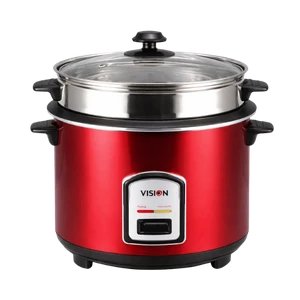 Vision  Rice Cooker 1.8 with Double Pot (Stainless Steel & Aluminum)