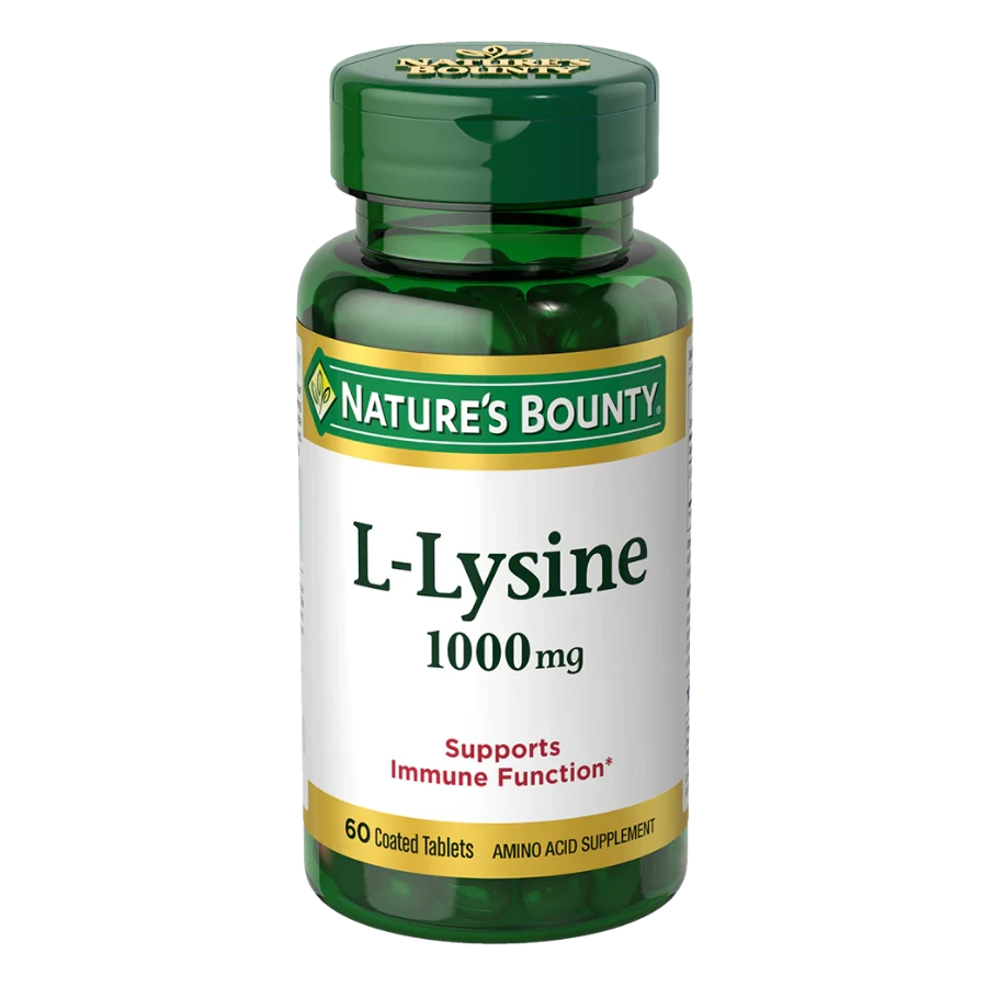 Nature’s Bounty L-Lysine 1000mg – 60 Tablets